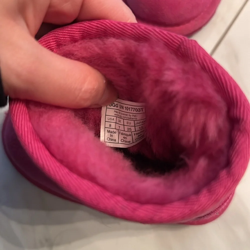 Pink Ugg Classic Kids Boot